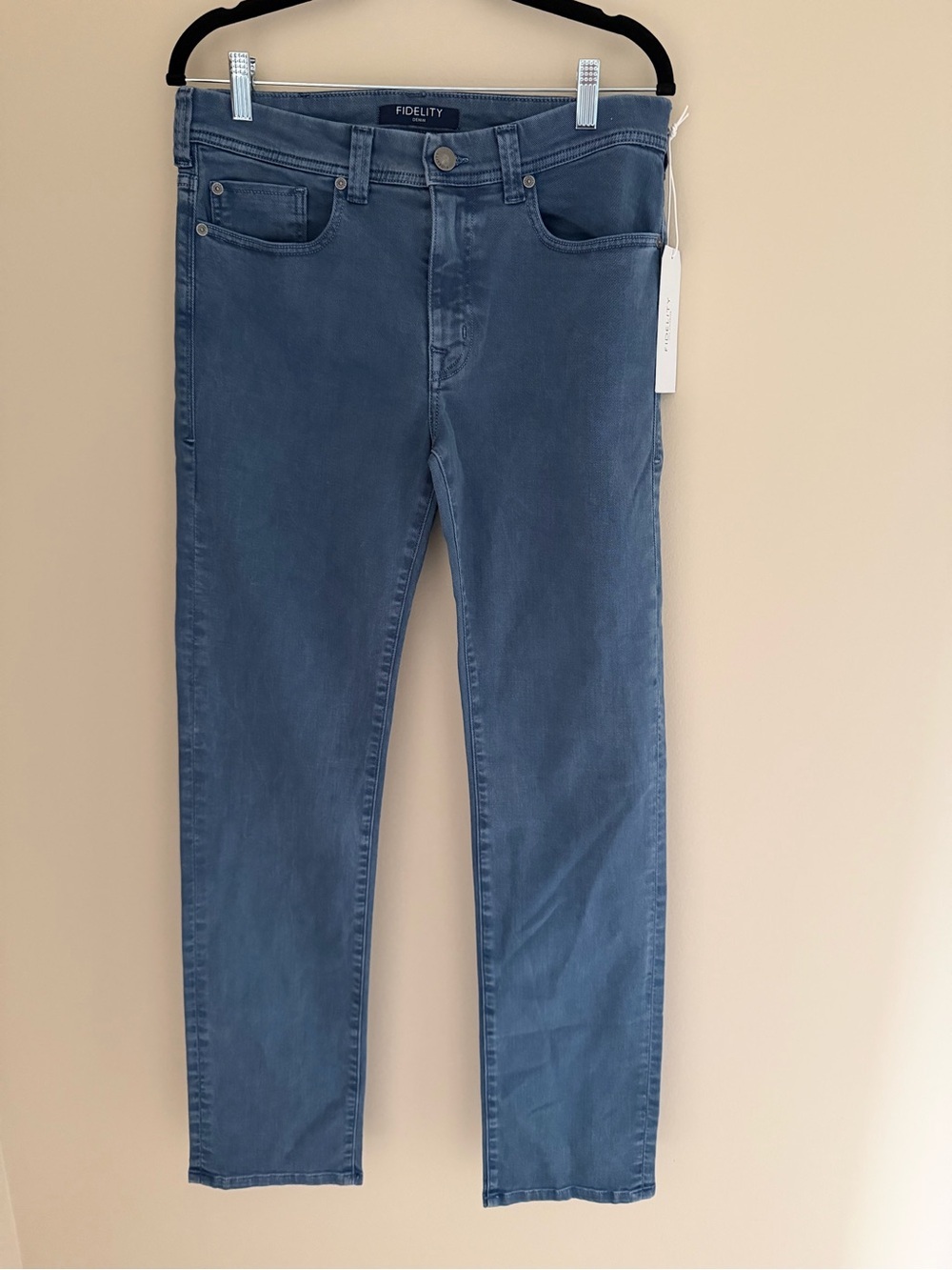 NWT Fidelity Men’s Slim Straight Jimmy Oxford Karma Twill